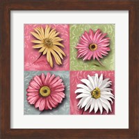 Framed Blooming Collection I