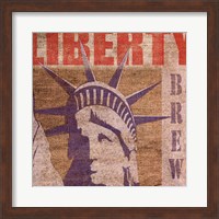 Framed Liberty Cafe