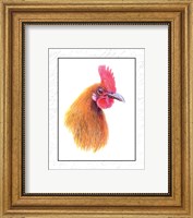 Framed Rooster Insets I