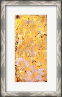 Framed Silvery Yellow I