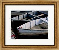 Framed Wooden Rowboats V
