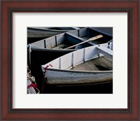 Framed Wooden Rowboats V