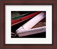 Framed Wooden Rowboats VI