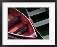 Framed Wooden Rowboats VIII