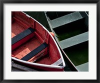 Framed Wooden Rowboats VIII