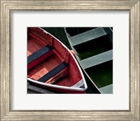 Framed Wooden Rowboats VIII
