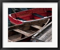 Framed Wooden Rowboats X