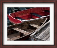 Framed Wooden Rowboats X