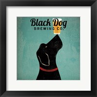 Framed Black Dog Brewing Co Square