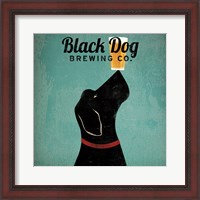 Framed Black Dog Brewing Co Square