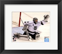 Framed Jonathan Quick Game 2 of the 2012 Stanley Cup Finals Action