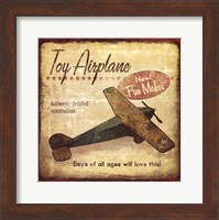 Framed Toy Airplane