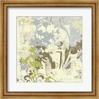 Framed Floral Swhirls III