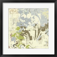 Framed Floral Swhirls III