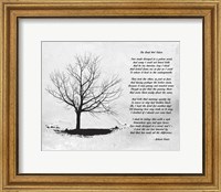 Framed Robert Frost The Road Not Taken