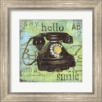 Framed Hello With A Smile