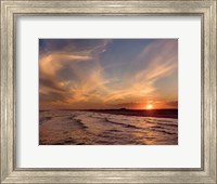 Framed Corpus Christi Sunset