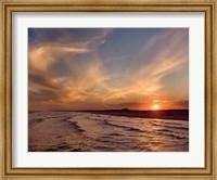 Framed Corpus Christi Sunset