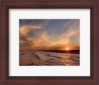 Framed Corpus Christi Sunset