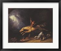 Framed Fox Hunter's Dream