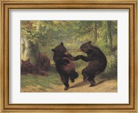 Framed Dancing Bears