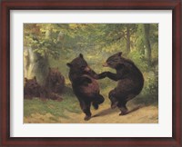 Framed Dancing Bears