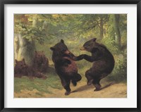 Framed Dancing Bears