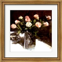 Framed Classic Flowers III