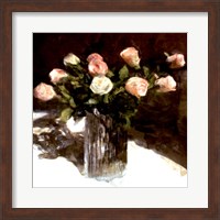 Framed Classic Flowers III