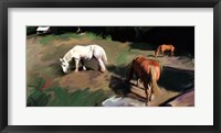 Guilford Horses I Framed Print