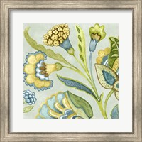 Framed Decorative Golden Bloom I