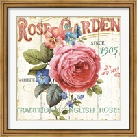 Framed Rose Garden I