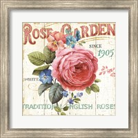 Framed Rose Garden I