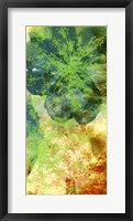Teal & Silhouettes II Framed Print