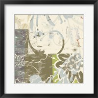 Framed Floral Swhirls II