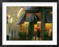 Framed Rainy Day Pub