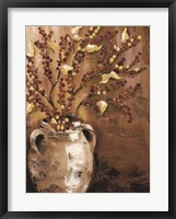 Branches in Vase I Framed Print