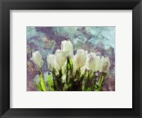 Framed Sunlit Tulips II