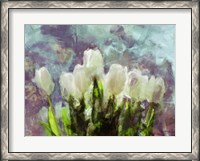 Framed Sunlit Tulips II