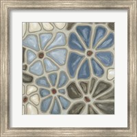 Framed Tiled Petals I