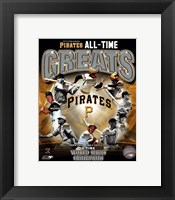 Framed Pittsburgh Pirates All-Time Greats