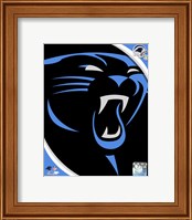 Framed Carolina Panthers 2012 Team Logo