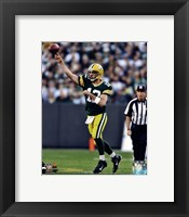 Framed Aaron Rodgers 2012 in action