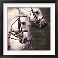 Framed Carousel Horses