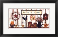 Framed Welcome to the Farm