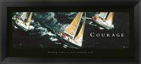 Framed Courage-Sailboats