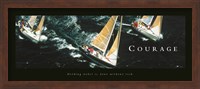 Framed Courage-Sailboats