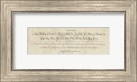 Framed Manuscript Sampler V