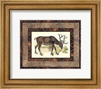 Framed Rustic Moose