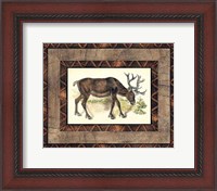 Framed Rustic Moose